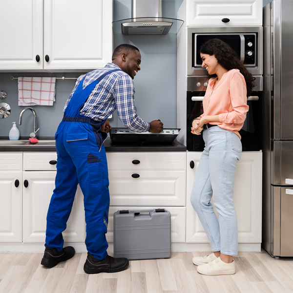 can you provide an estimate for cooktop repair before beginning any work in Lohrville